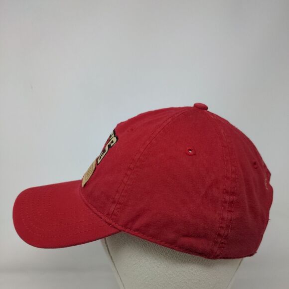 Joe's Since '91 Slideback Hat Red OSFA Adjustable Embroidered Patch 6 Panel - Picture 3 of 9
